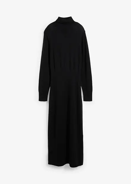 Stickad klänning i merinoull