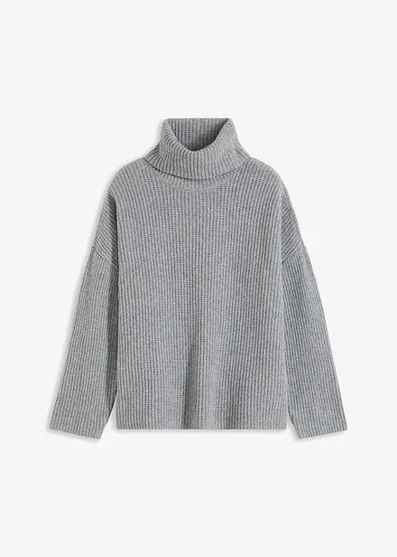 Ribbstickad polotröja