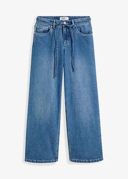 Wide Leg Jeans Mid Waist