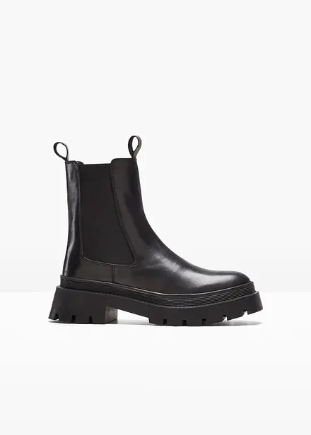 Chelseaboots i skinn