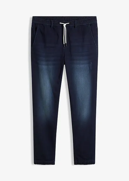 Mjuka dra på-jeans, Straight