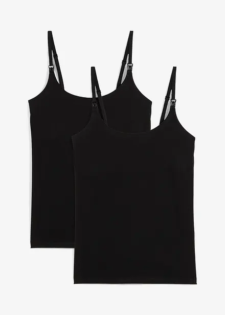 Amningslinne av ekologisk bomull (2-pack)