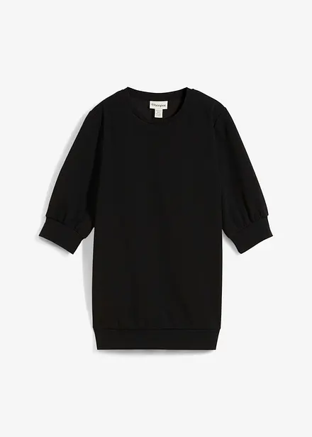 Sweatshirt med ledig sk&auml;rning