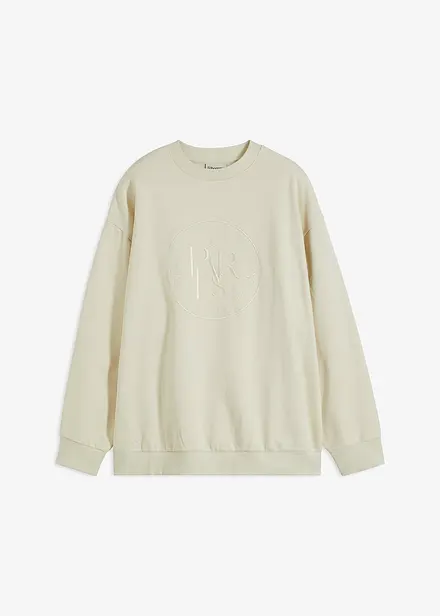 Sweatshirt med broderi