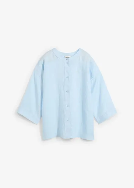 Oversizeblus i rent linne