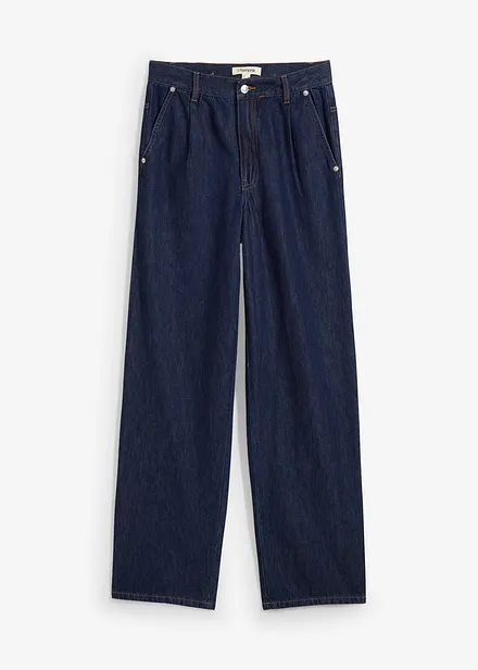 Straight Jeans High Waist, Low Stretch