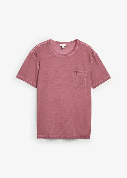 T-shirt med tvättad look