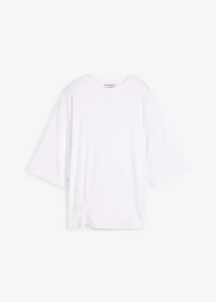 T-shirt av fintrådigt viskosmaterial