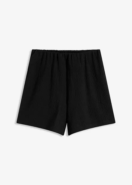 Jerseyshorts av lätt kräpp