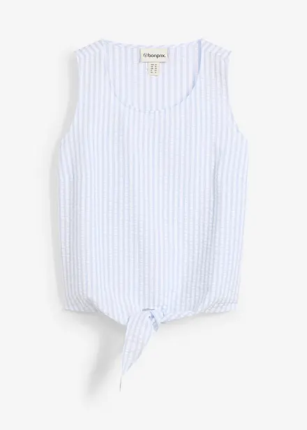 Bluslinne i ren bomull