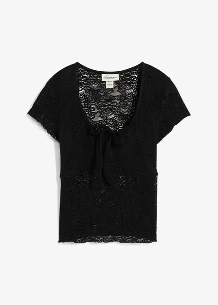 T-shirt i spets