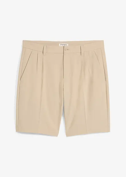 Chinosshorts med pressveck, Regular Fit