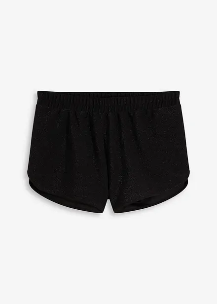 Strandshorts med glansiga trådar