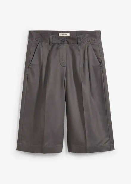 Bermudashorts av lyocell med mjukt fall
