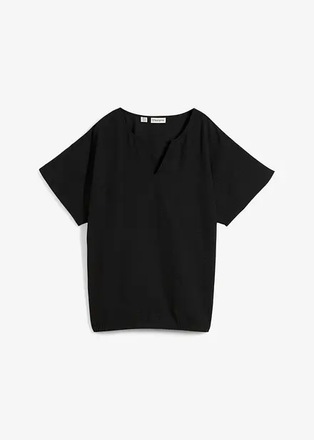 Oversizeblus med resår i nederkanten