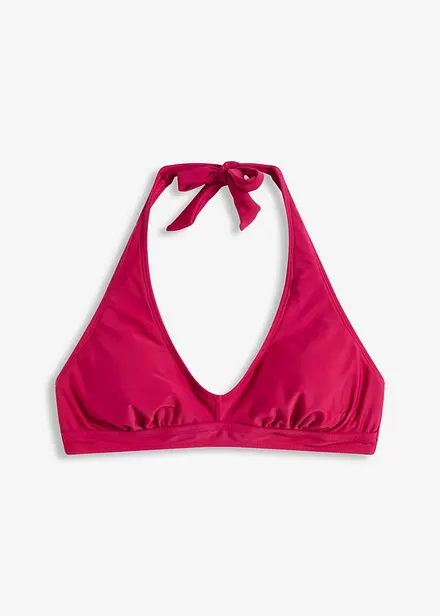 Halterneckbikiniöverdel med V-ringning