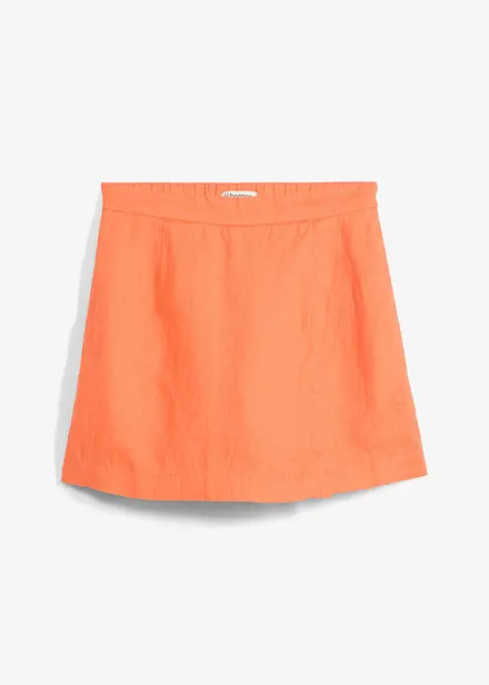 Kort byxkjol av linne