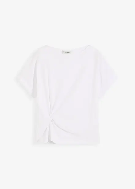 T-shirt med knutdetalj