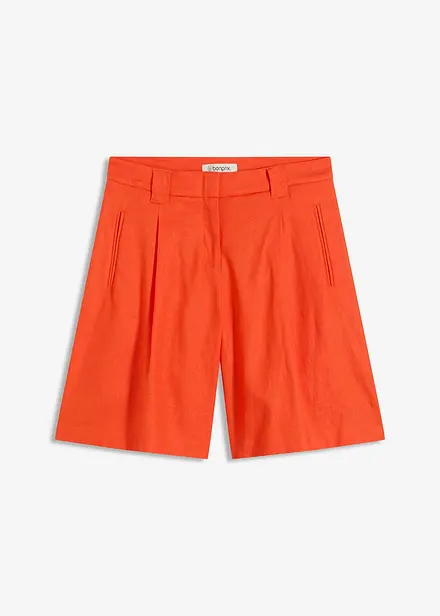 Shorts i tunn linnemix
