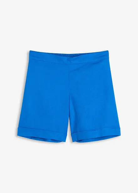 Dra på-shorts i luftig linneblandning