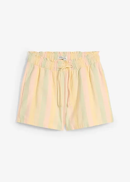 Shorts i luftig materialblandning