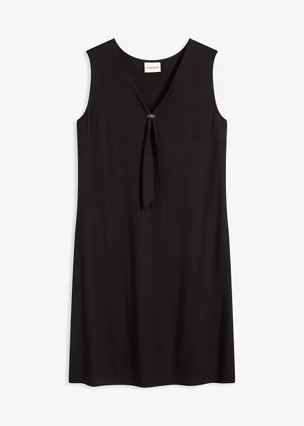 Jerseyklänning med knytband