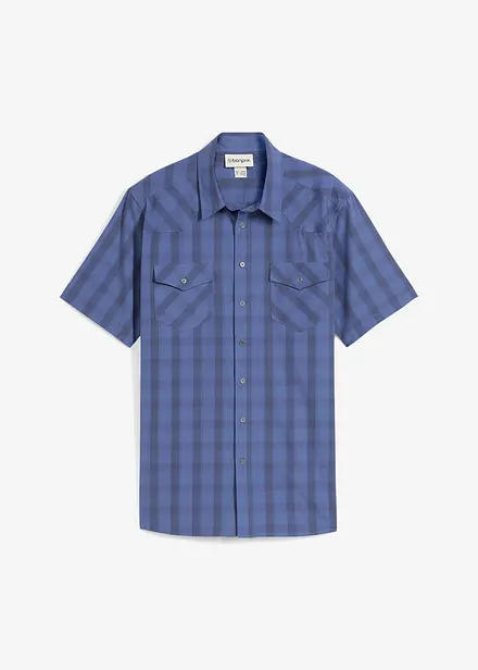 Kort&auml;rmad skjorta av ren bomull