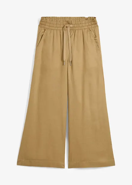 Dra på-byxa av Tencel i 7/8-längd