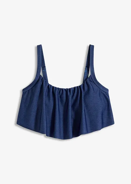 Bikinöverdel i jeanslook