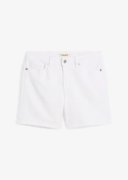 Jeansshorts Mid Waist, Low Stretch
