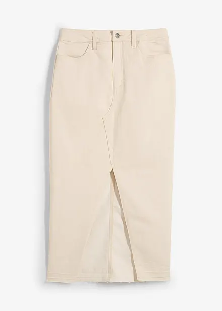 Jeanskjol med slits