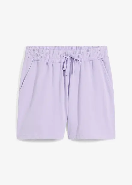 Trikåshorts i ren bomull