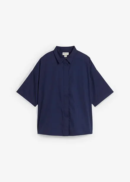 Oversizeblus i ren bomull