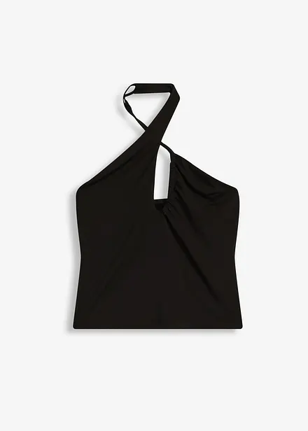 Linne med halterneck och cutout