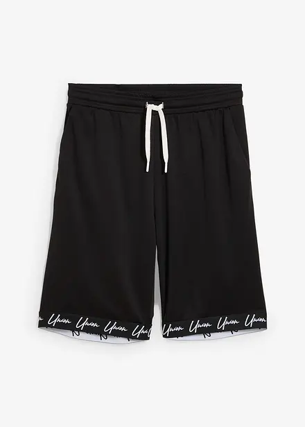 Tunna shorts i mesh, avslappnad passform