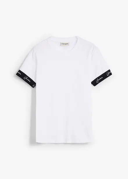 T-shirt av ekologisk bomull, Slim Fit