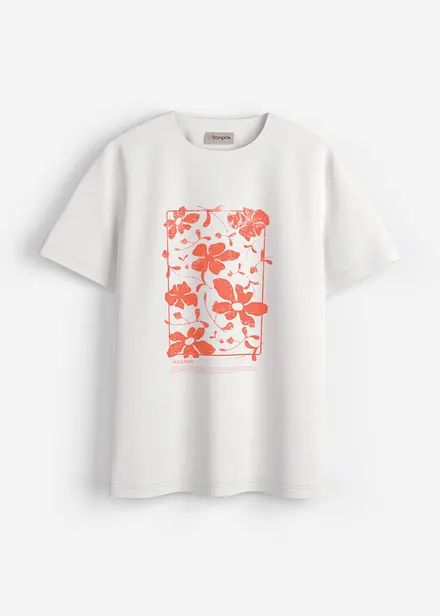 T-shirt med placerat tryck