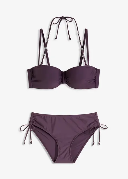 Bygelbikini (2 delar) med extra halterneck-band