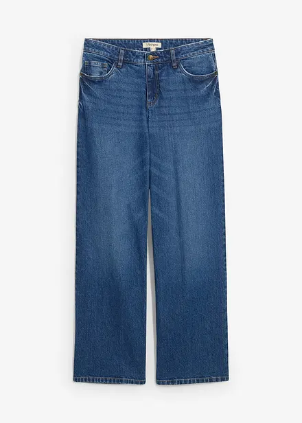 Loose Straight Jeans Mid Waist