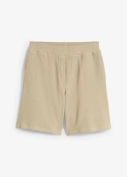 Dra på-shorts i ren bomull