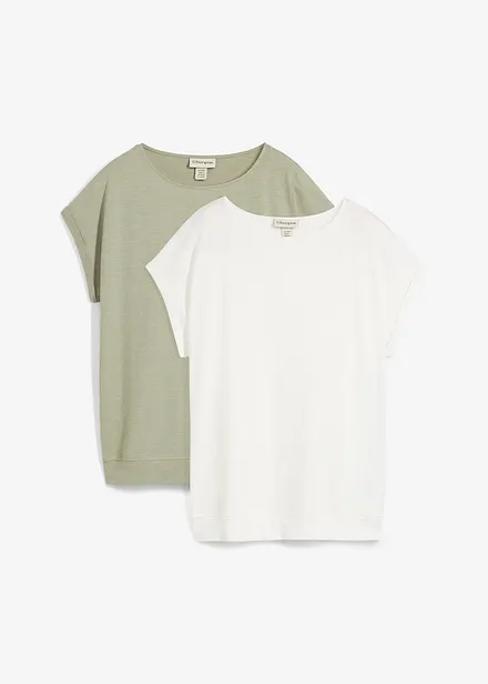 T-shirt av ren ekologisk bomull (2-pack)
