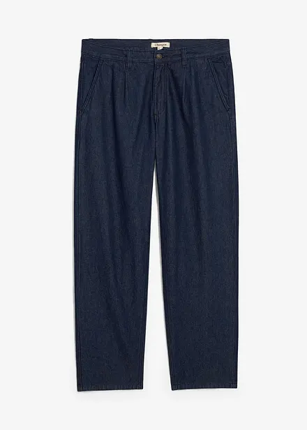 Loose Fit Jeans med gubbveck, Straight