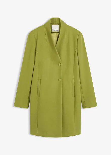 Kort kappa med yllelook