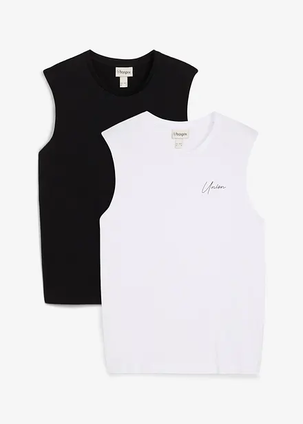 Linne (2-pack) av ekologisk bomull, Loose Fit
