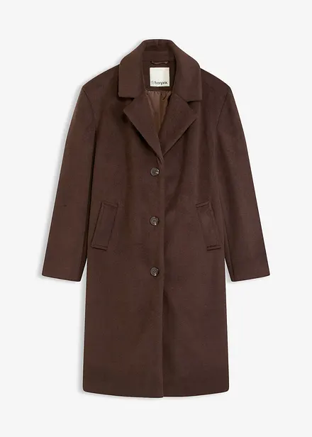 Kort kappa med yllelook