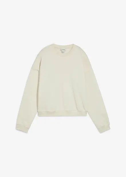 Oversizesweatshirt av ekologisk bomull