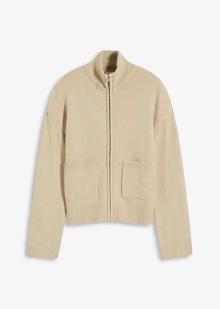 Cardigan med dragkedja