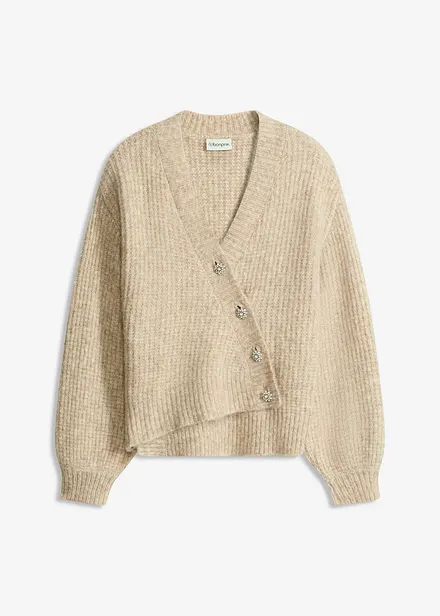 Cardigan med dekorativa knappar