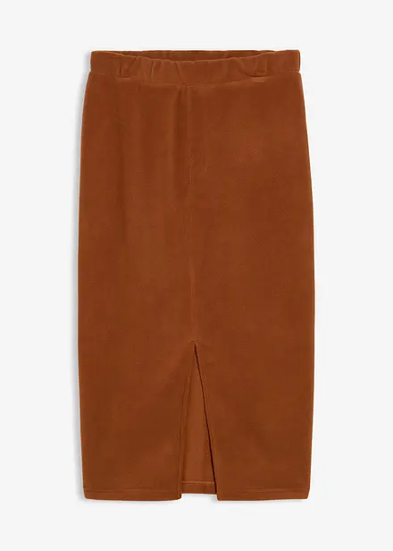Midikjol av polarfleece