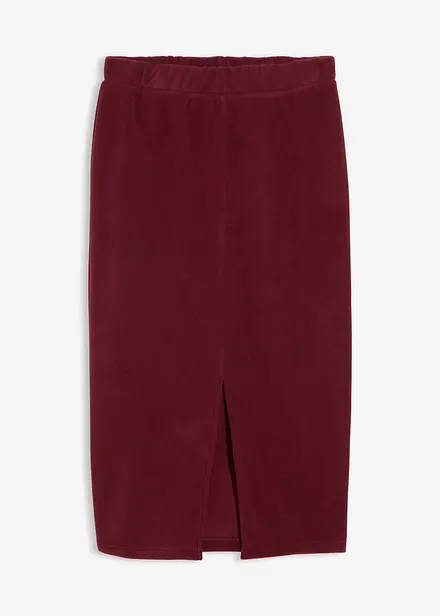 Midikjol av polarfleece